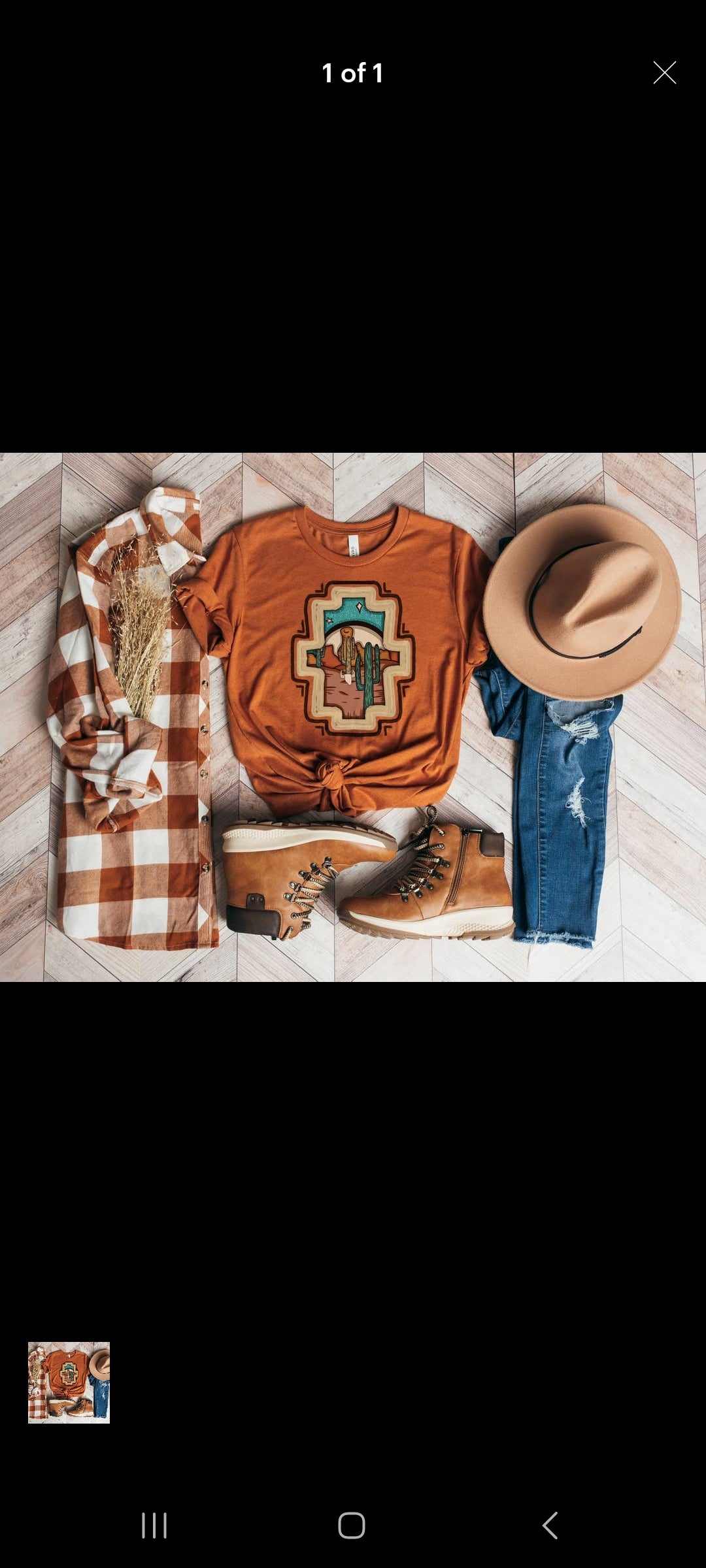 Western Pendleton Autumn Tee