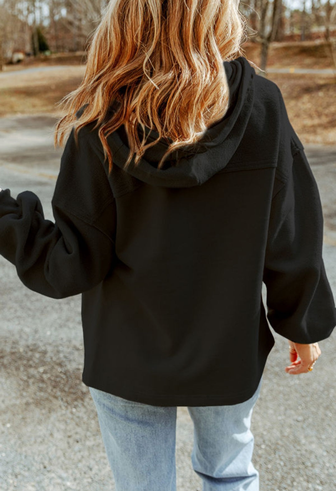 Black Zip Up Shacket