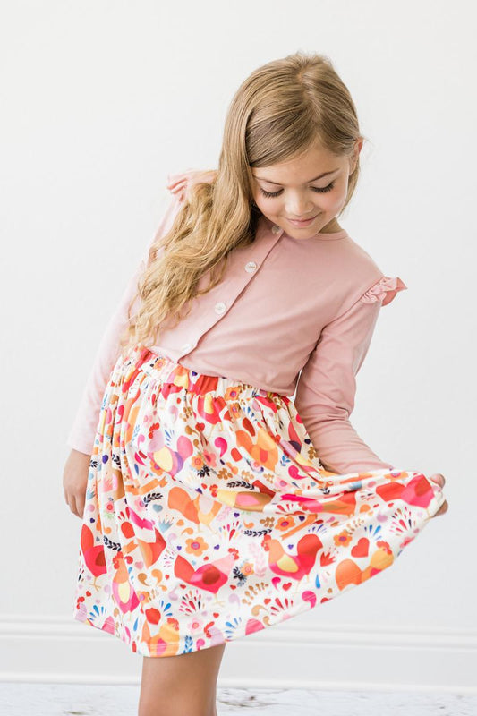 Mila & Rose Little Red Hen Twirl Skirt