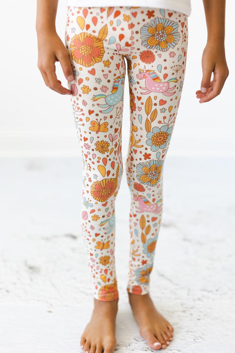 Mila & Rose Retro Unicorn Leggings