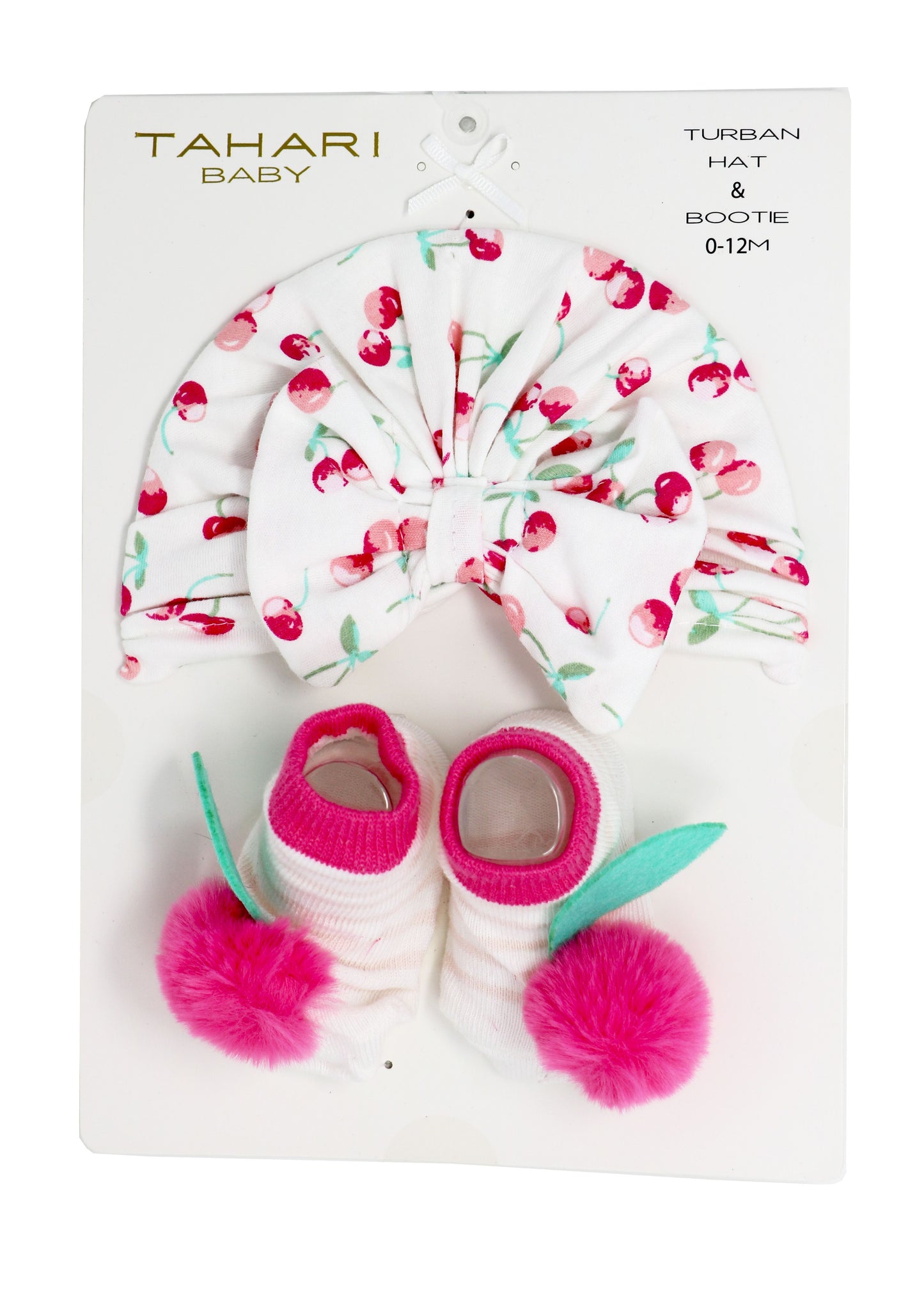 Baby girl Floral Hat and Bootie Set